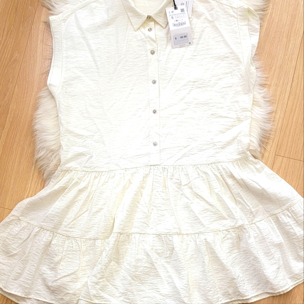 Zara white dress